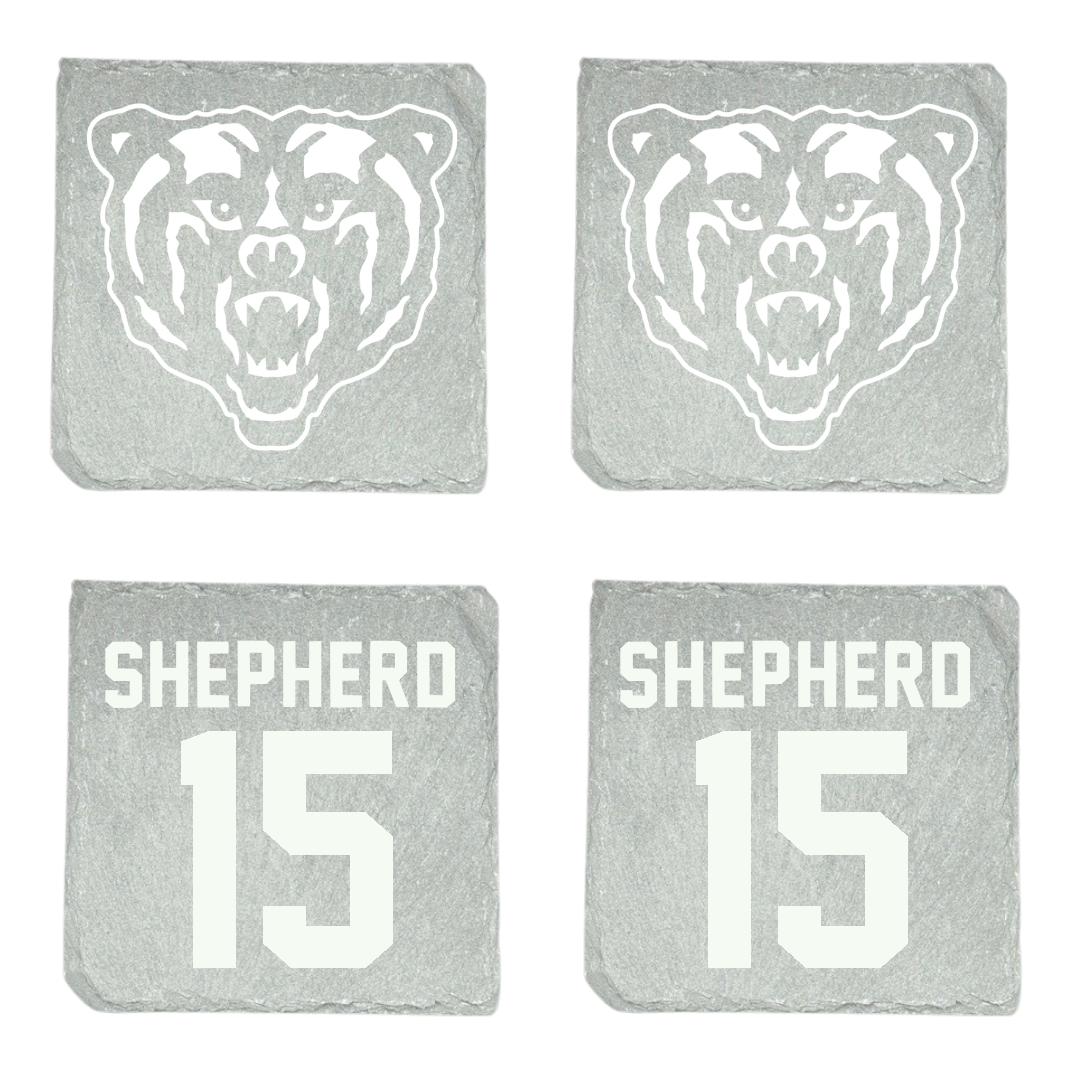Mercer University Baseball Stone Coaster (4 Pack)  - #15 Logan Shepherd
