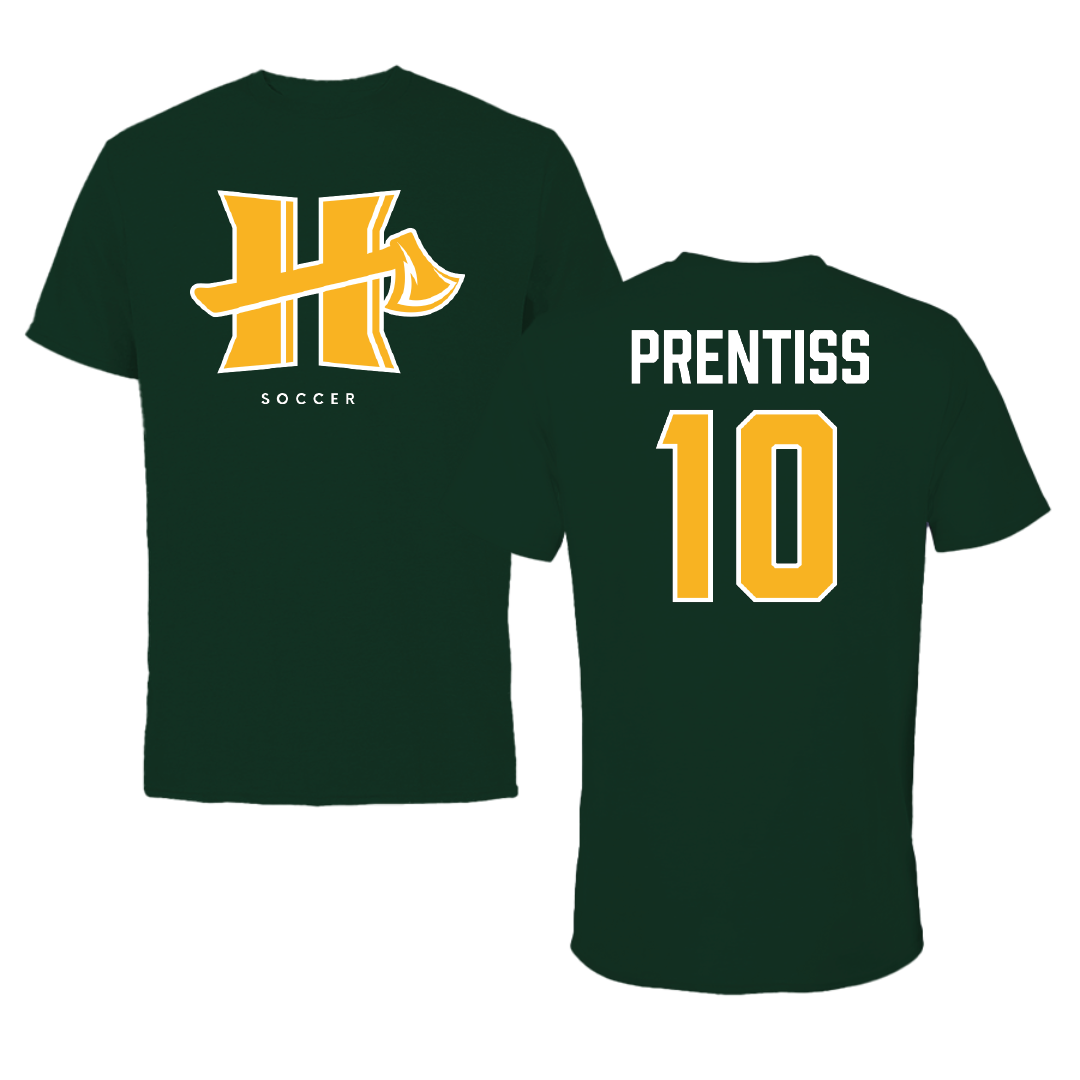 Cal Poly Humboldt Soccer Forest Green Tee - #10 Alia Prentiss