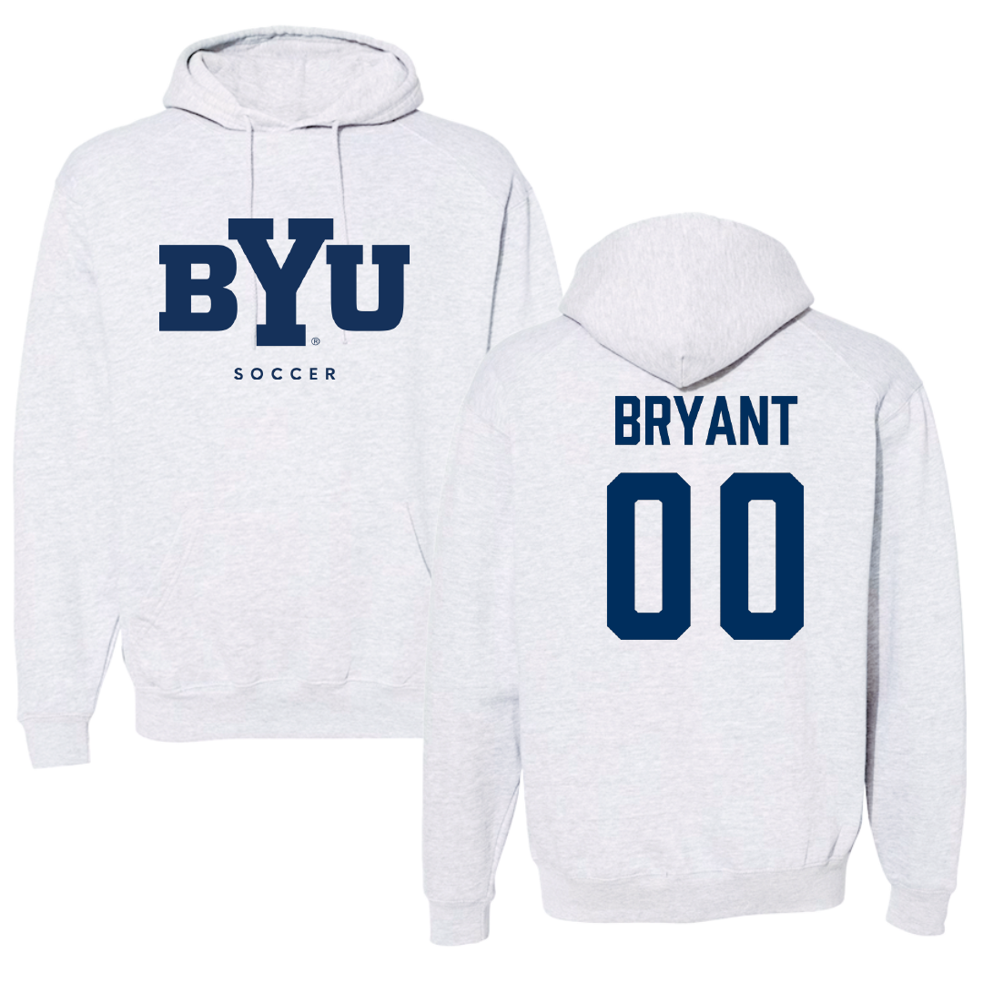 Brigham Young University Soccer Gray Hoodie - #00 Lynette Bryant