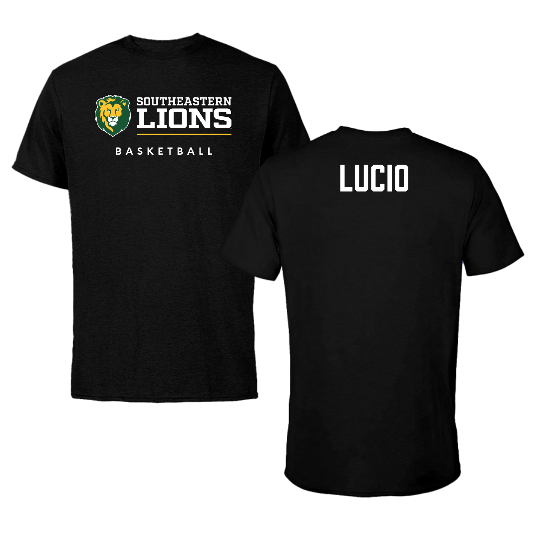 Southeastern Louisiana University Basketball Black Performance Tee - Emma Lucio