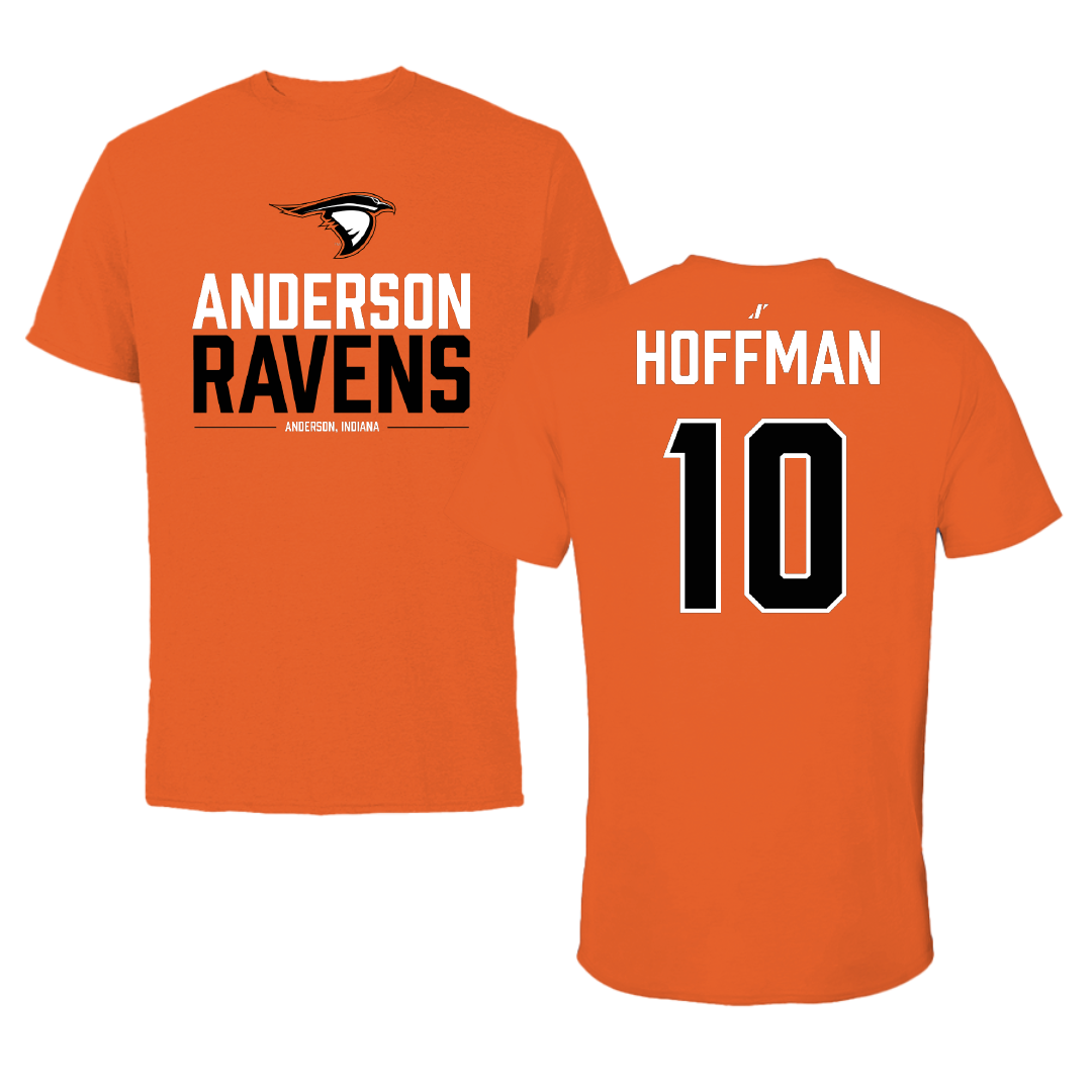 Anderson University (Indiana) Basketball (W) Orange General Performance Tee - #10 Julia Hoffman