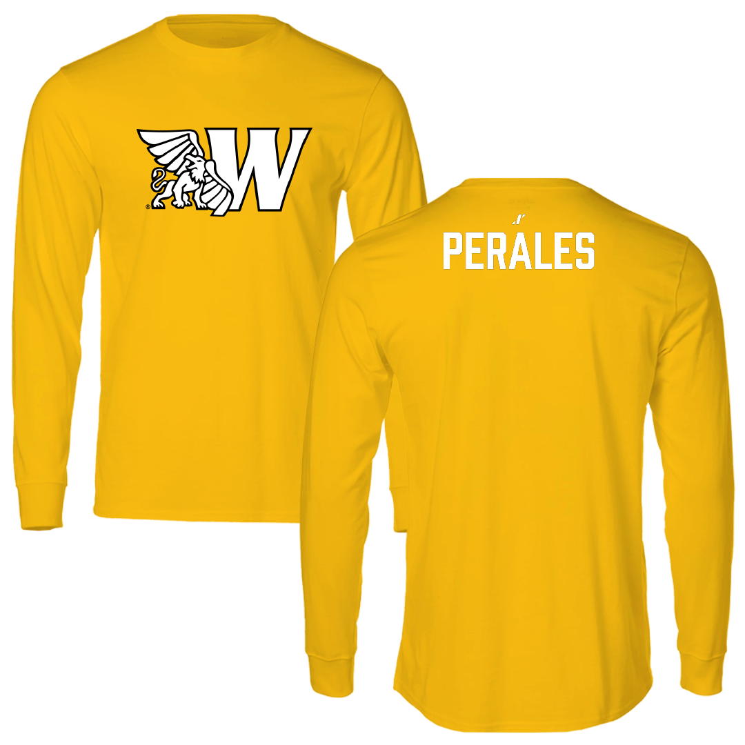 Missouri Western State University Football Gold Performance Long Sleeve - DeAngelo Perales