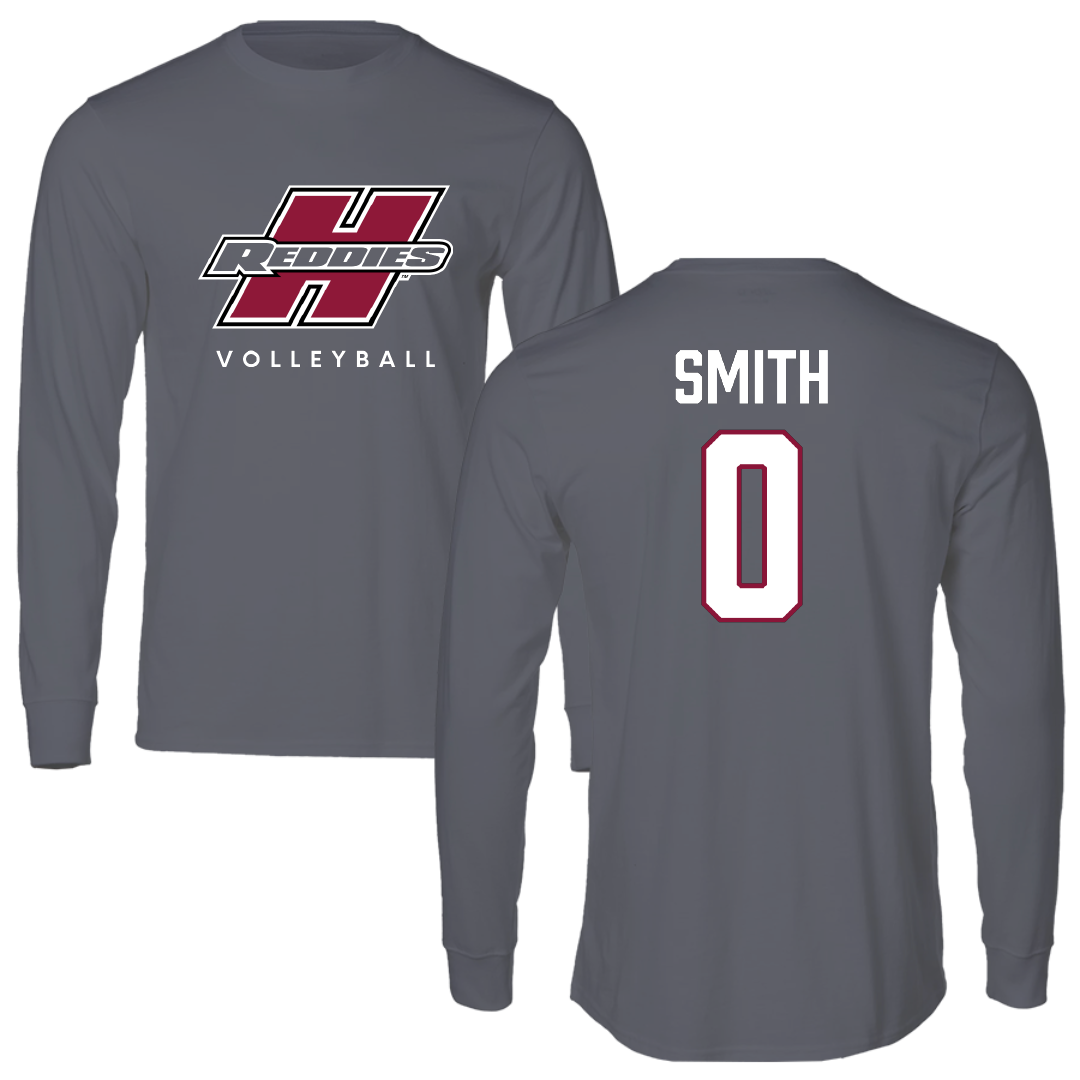Henderson State University Volleyball Gray Performance Long Sleeve - #0 Melia Smith
