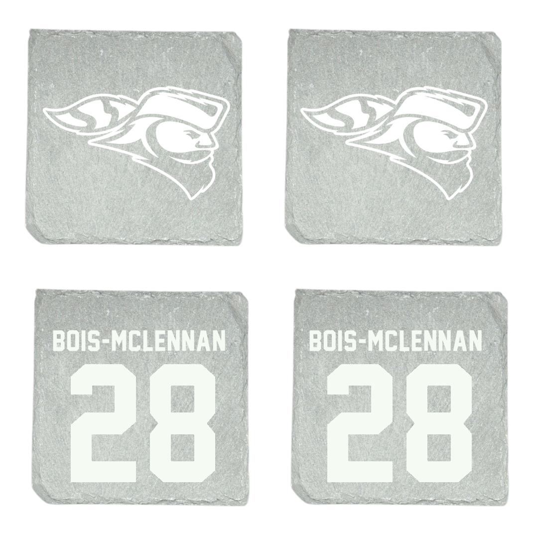 Carroll University Football Stone Coaster (4 Pack)  - #28 Konnor Bois-mclennan
