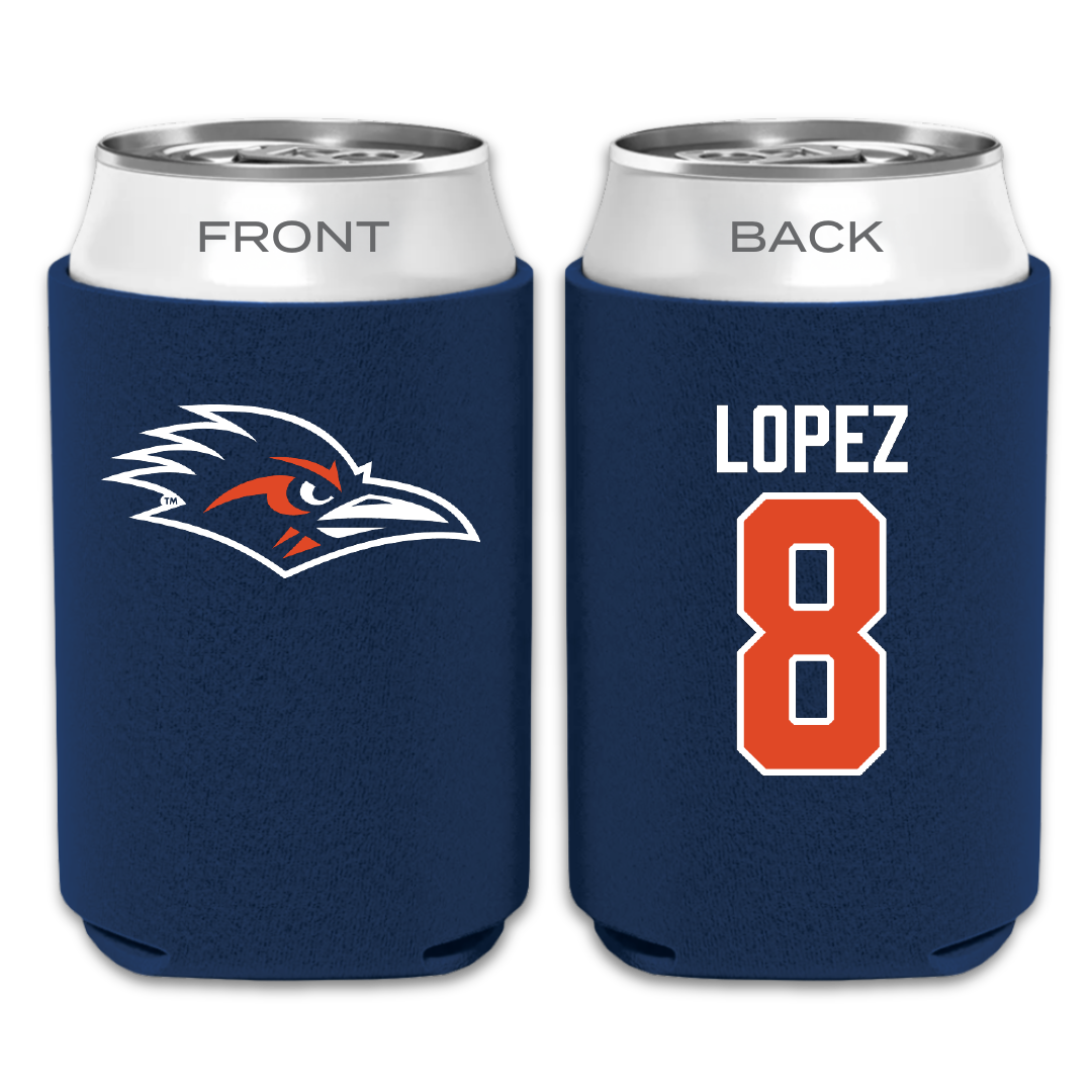 University of Texas at San Antonio Soccer Navy Can Cooler - #8 Haley Lopez
