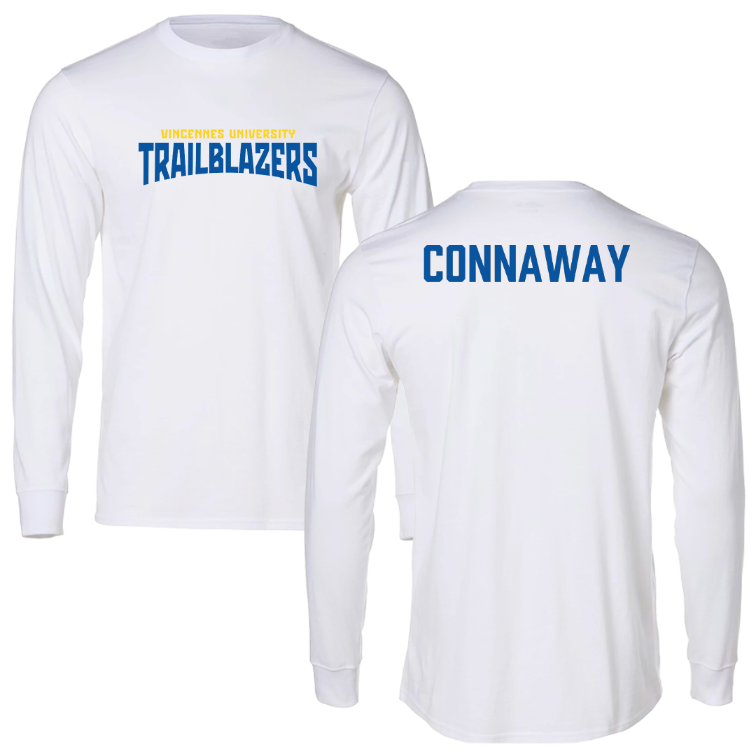 Vincennes University TF and XC White Classic Long Sleeve - Lane Connaway