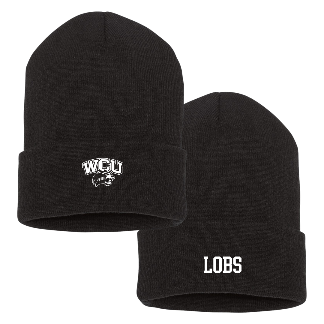 Western Carolina University Baseball Black Beanie - #48 John Lobs