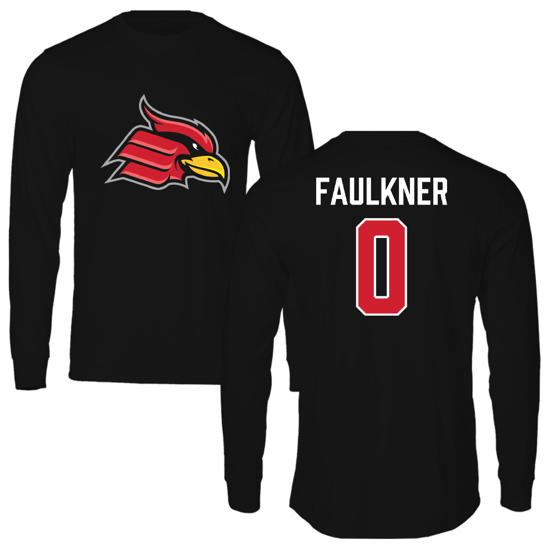 Wheeling University Soccer Black Long Sleeve - #0 Sam Faulkner