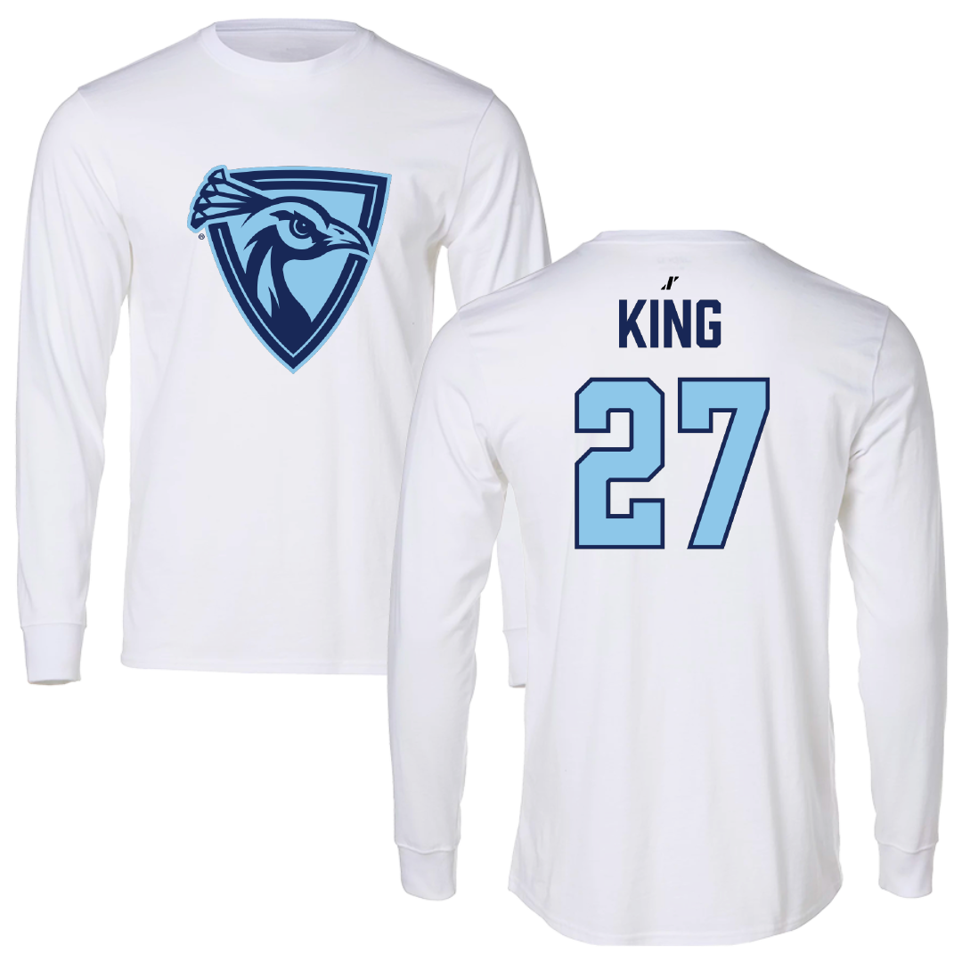 Upper Iowa University Football White Long Sleeve - #27 Anthony King