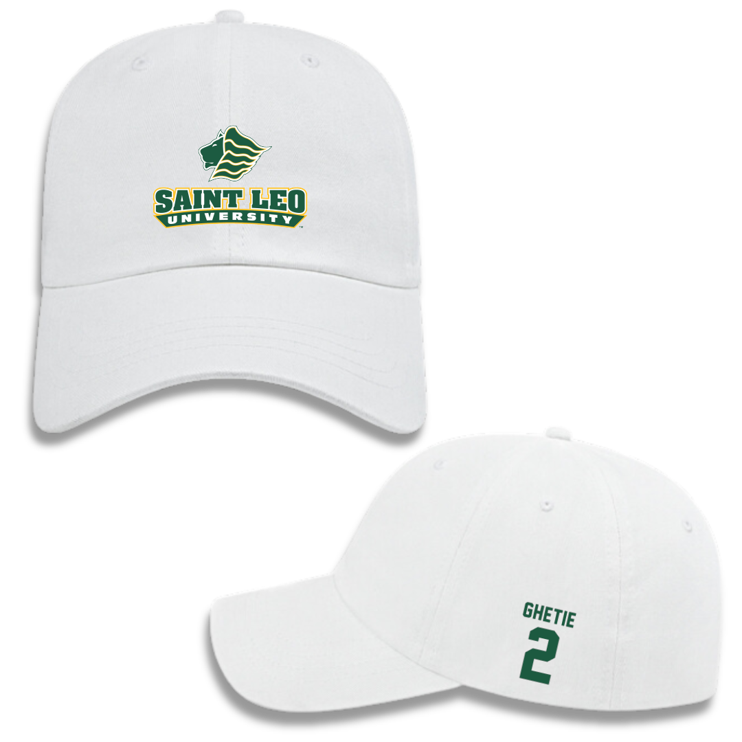 Saint Leo University Basketball (M) White Hat - #2 Nick Ghetie