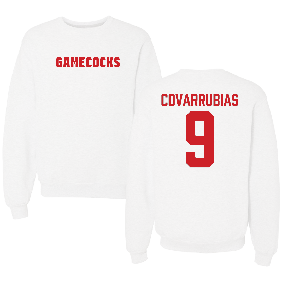 Jacksonville State University Bowling White Crewneck - #9 Keyla Covarrubias