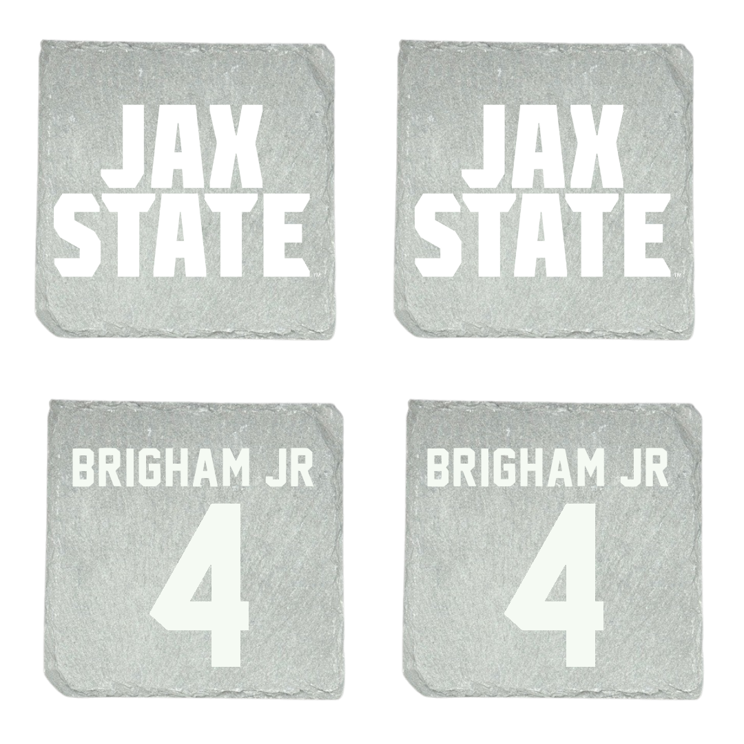 Jacksonville State University Basketball Stone Coaster (4 Pack)  - #4 Marcellus Brigham Jr