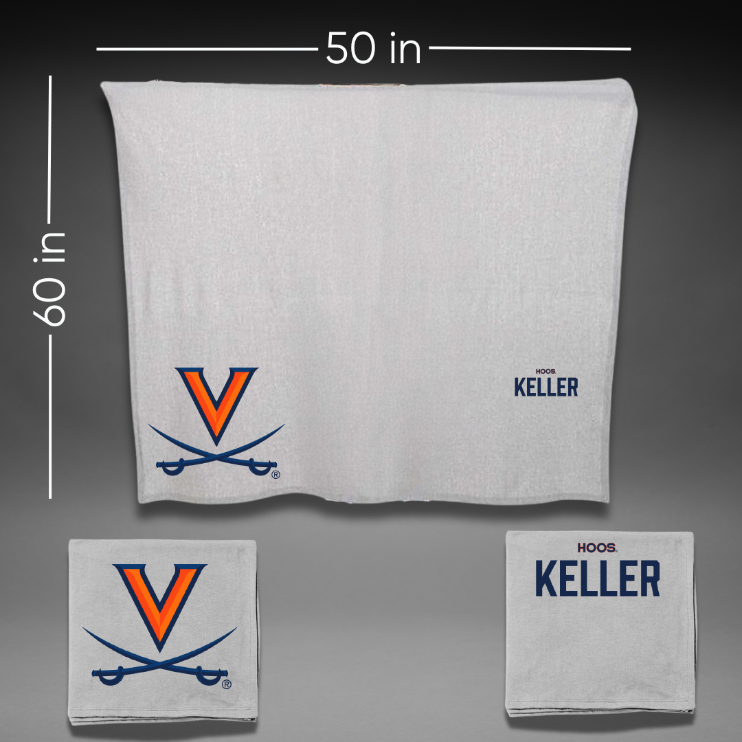 University of Virginia Squash Gray Blanket - Patrick Keller