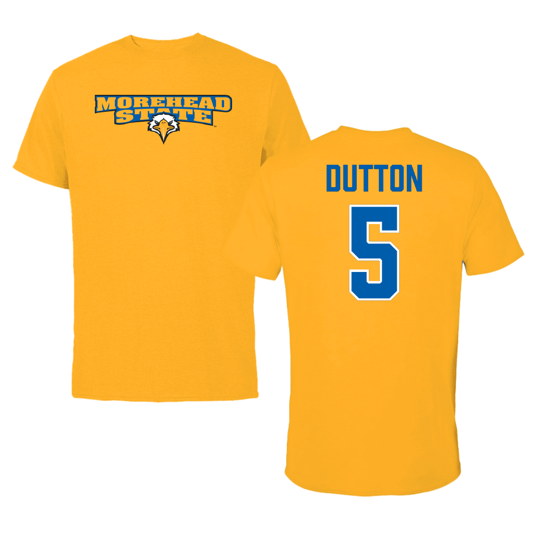 Morehead State University Baseball Gold Tee - #5 JJ Dutton