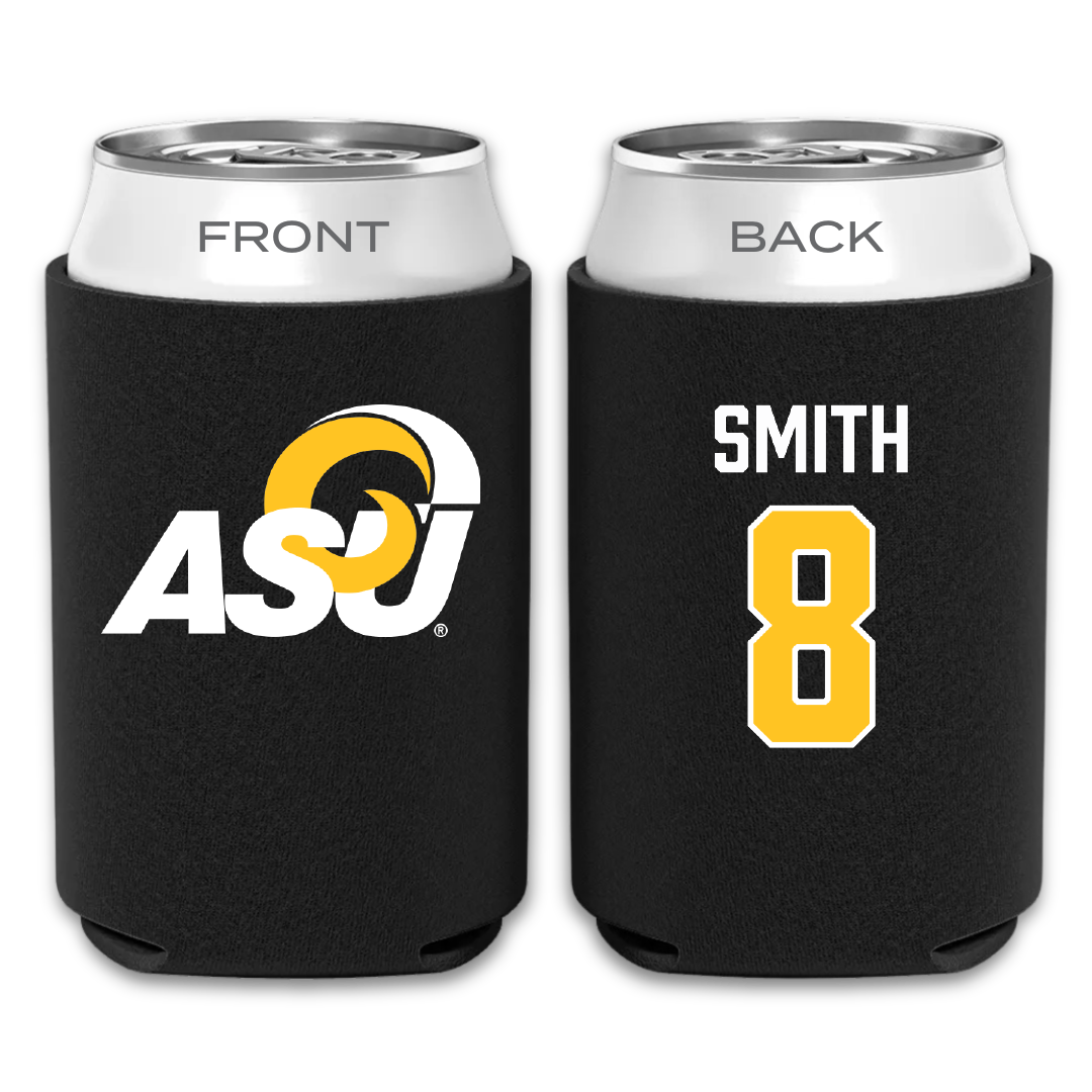 Angelo State University Football Black Can Cooler - #8 Kaeden Smith