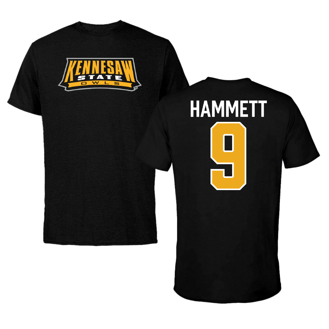 Kennesaw State University Softball Black Performance Tee - #9 Abby Hammett
