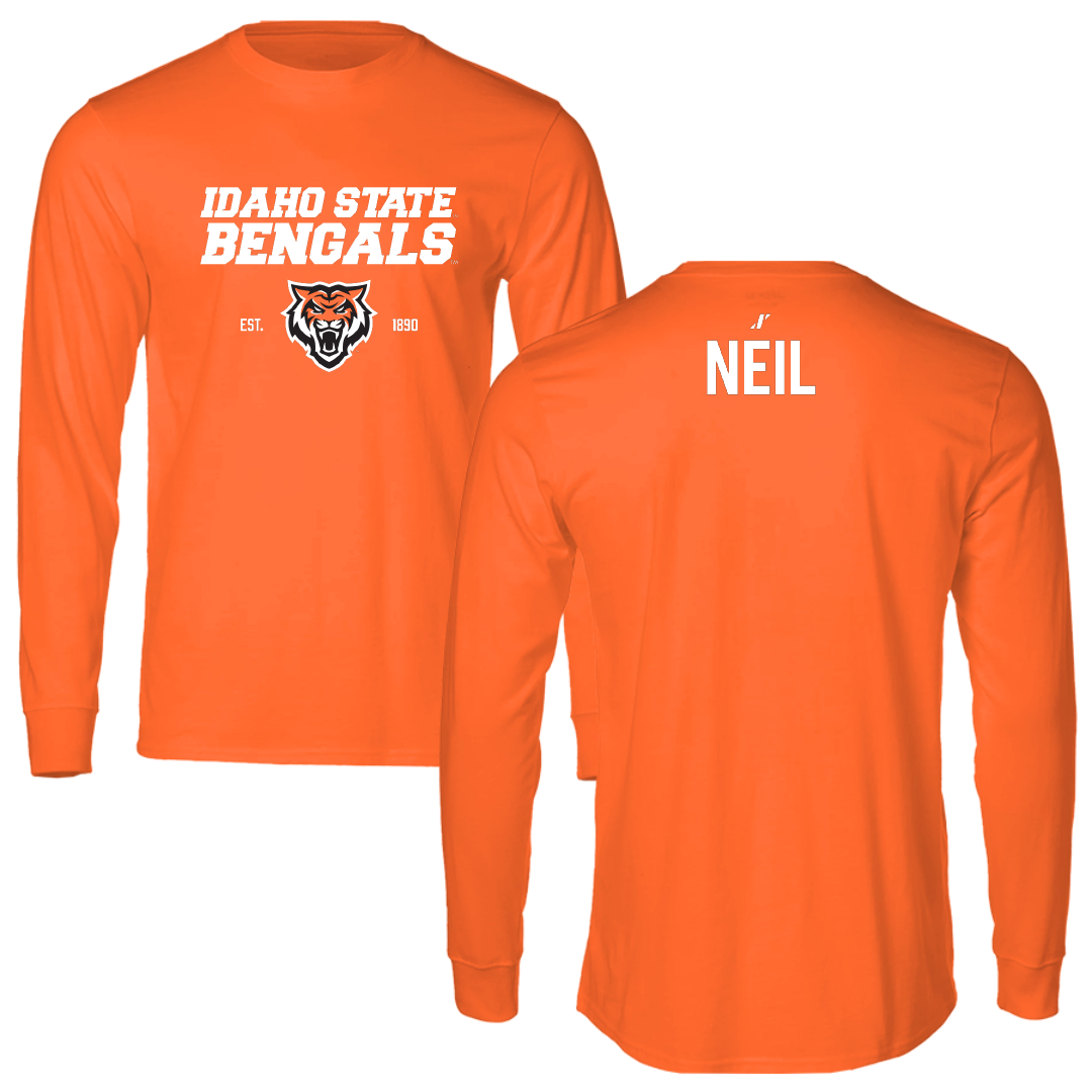 Idaho State University TF and XC Orange General Performance Long Sleeve - Nick Neil