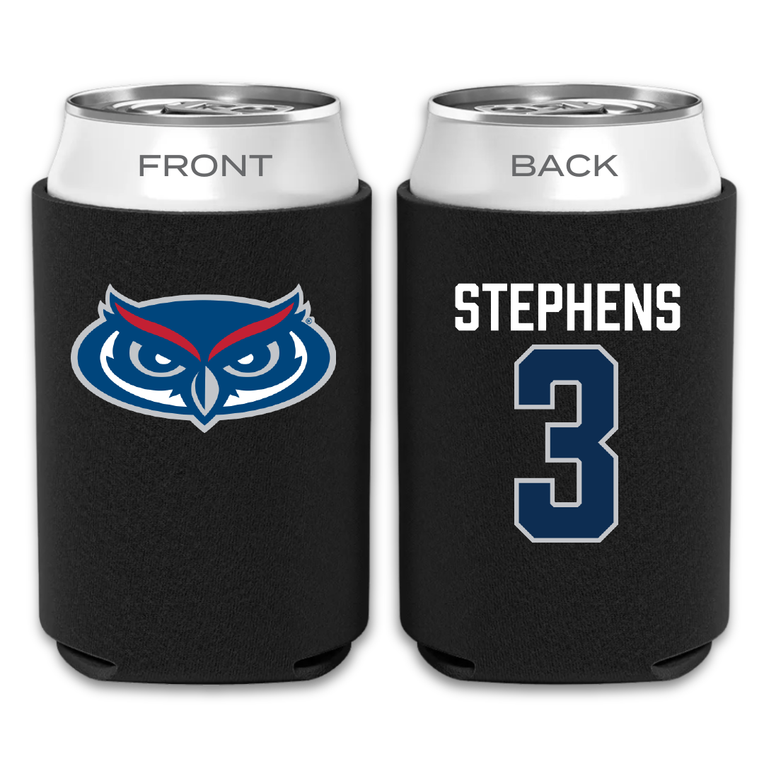 Florida Atlantic University Volleyball Black Can Cooler - #3 Nono Stephens