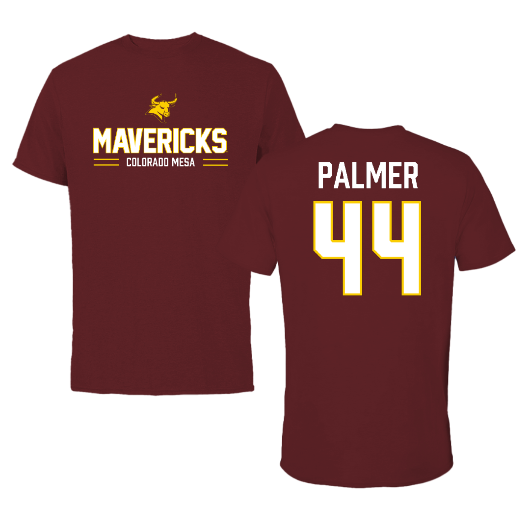 Colorado Mesa University Basketball (W) Maroon General Tee - #44 Brooklyn Palmer