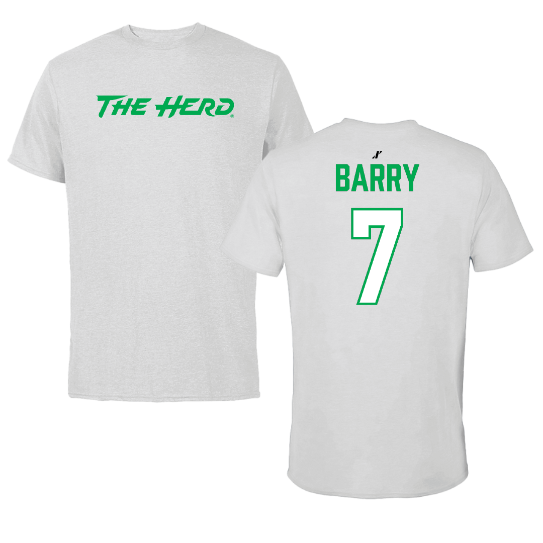 Marshall University Volleyball Light Gray Performance Tee - #7 Elli Barry
