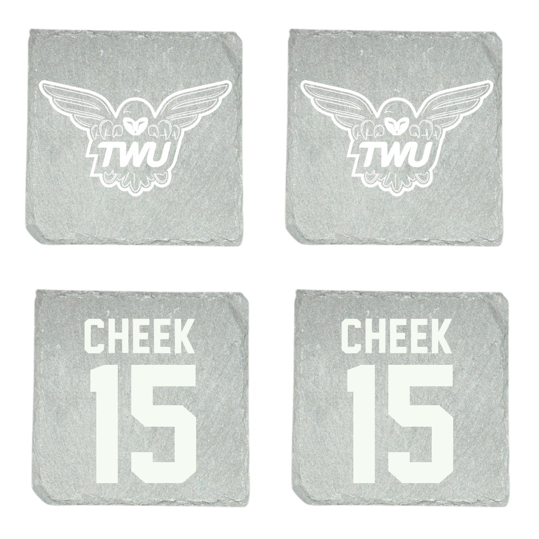 Texas Woman's University STUNT Stone Coaster (4 Pack)  - #15 Anna Cheek