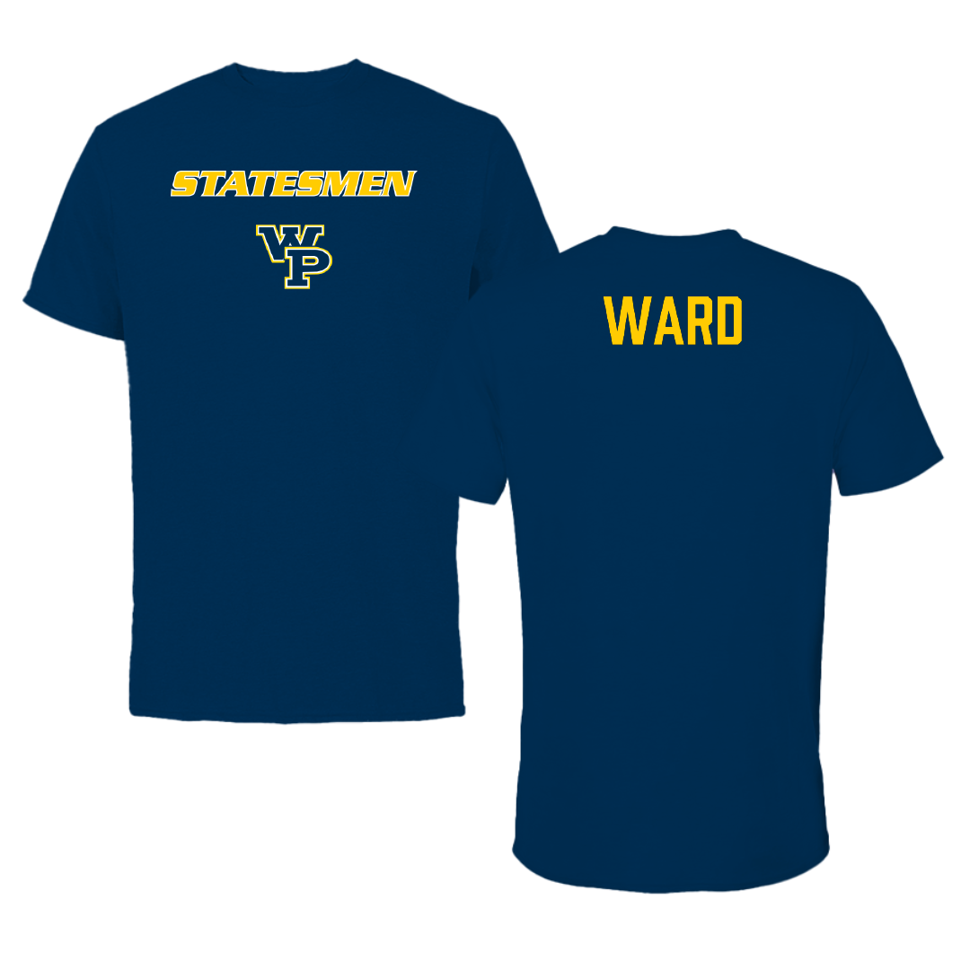 William Penn University Football Navy Performance Tee - Shawn Ward