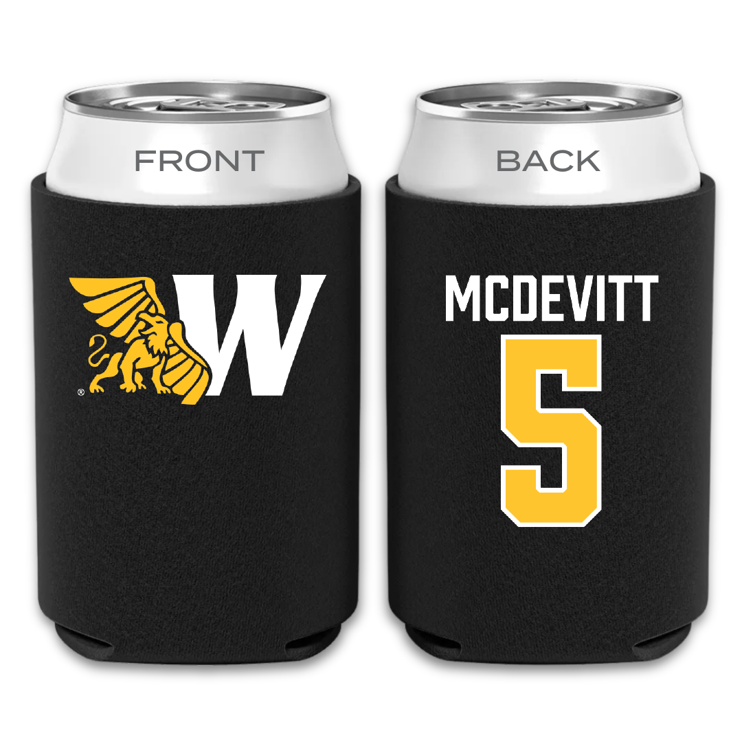 Missouri Western State University Soccer Black Can Cooler - #5 Annie McDevitt