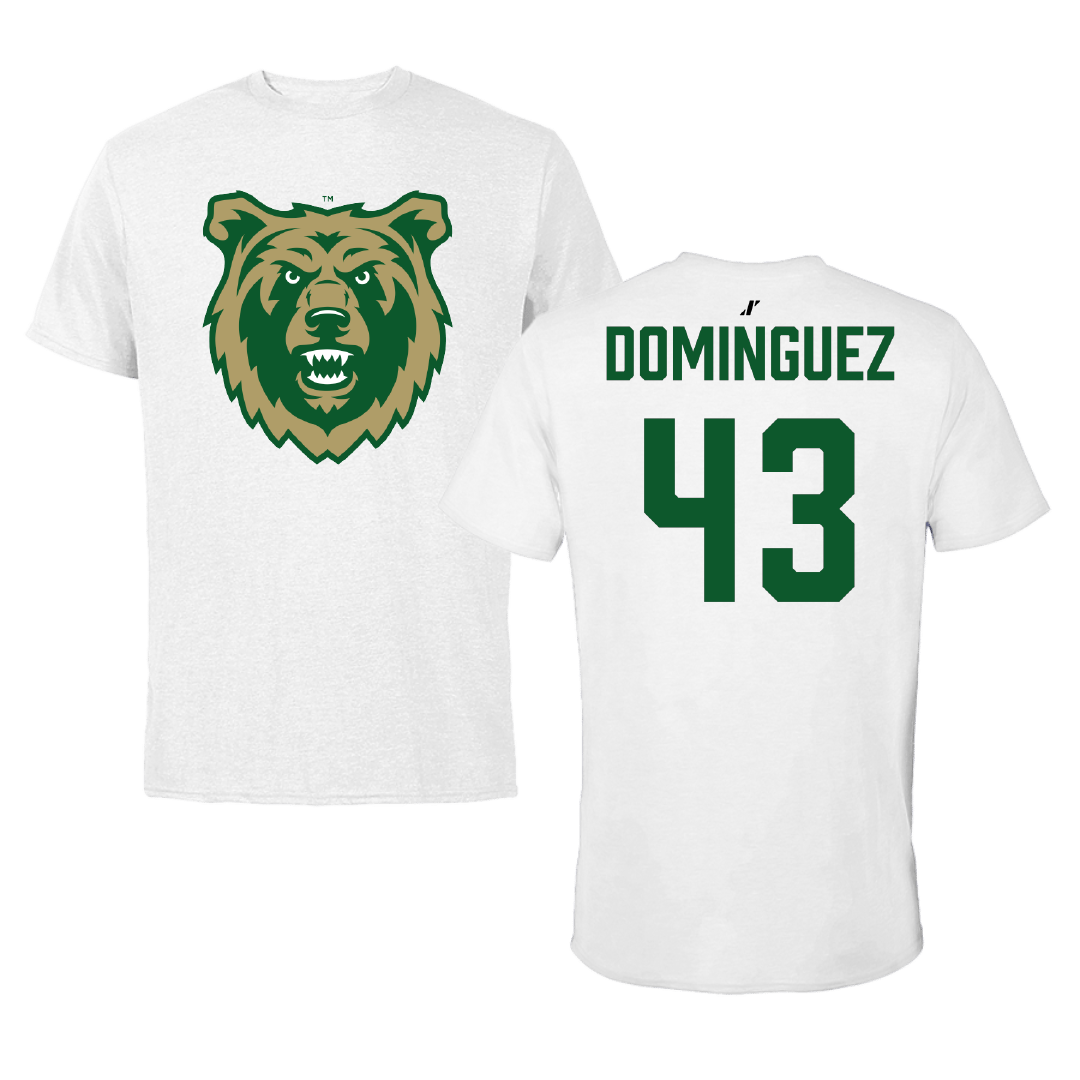 Rocky Mountain College Football White Tee - #43 Daniel Dominguez