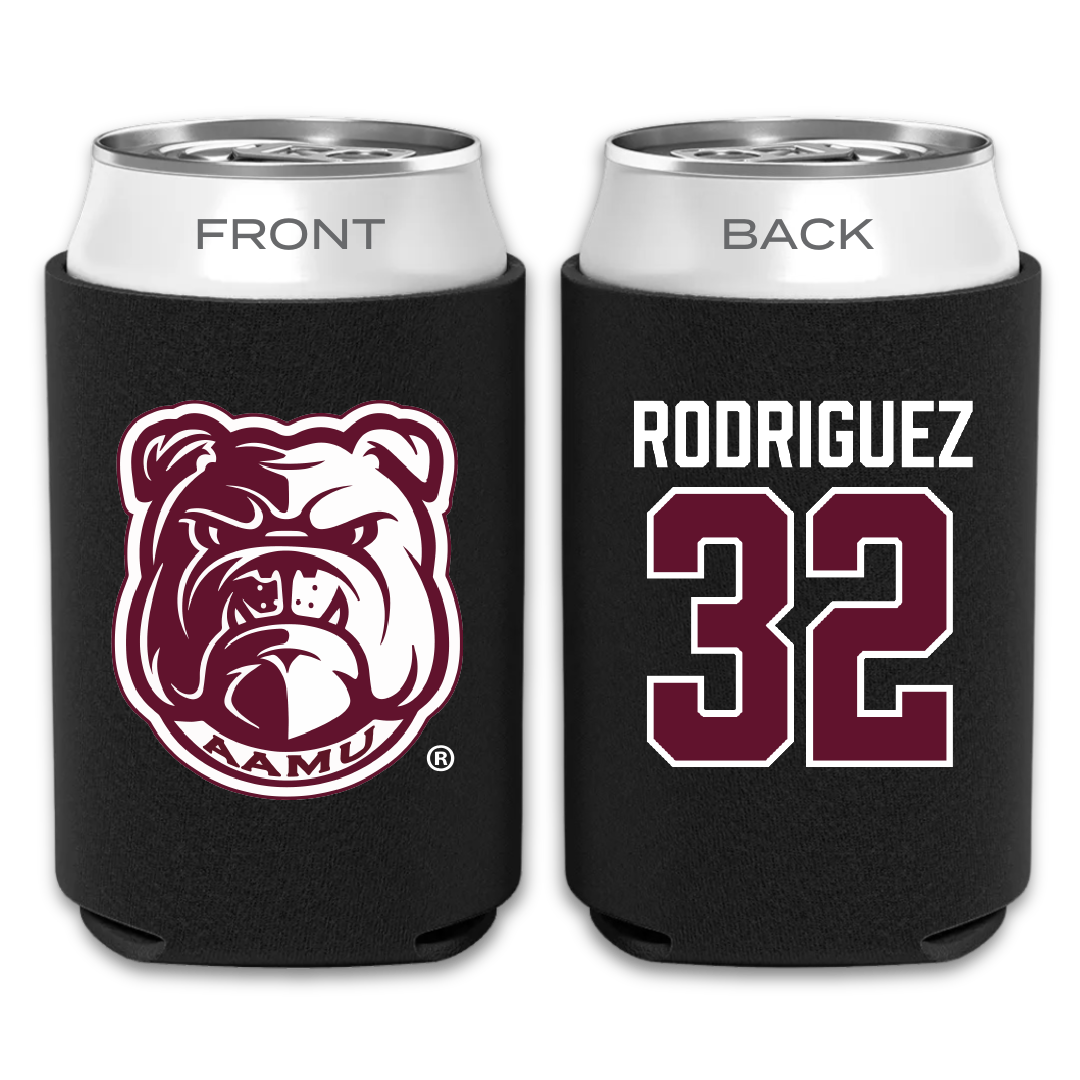 Alabama A&M University Baseball Black Can Cooler - #32 Edgar Rodriguez