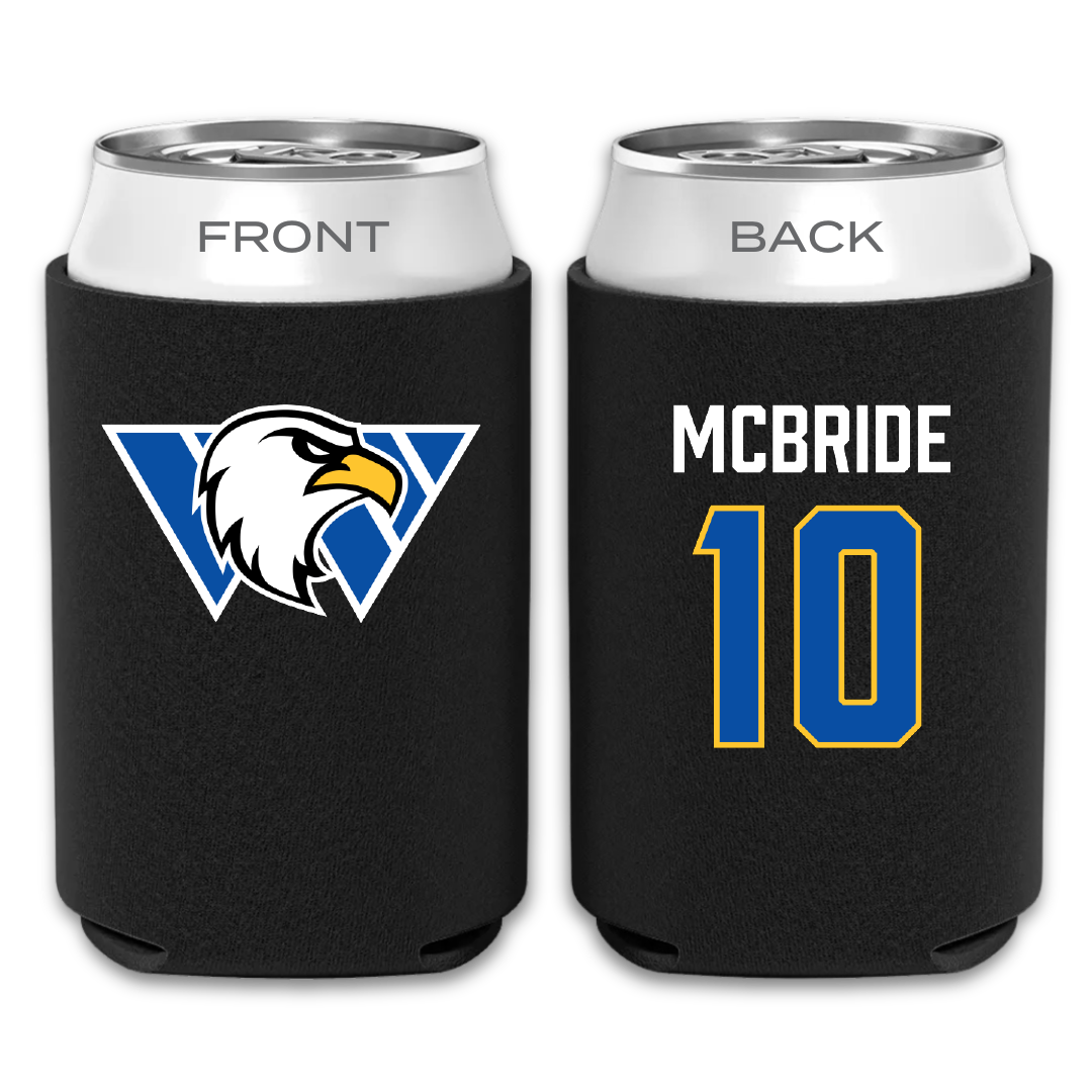 Williams Baptist University Softball Black Can Cooler - #10 Megan McBride