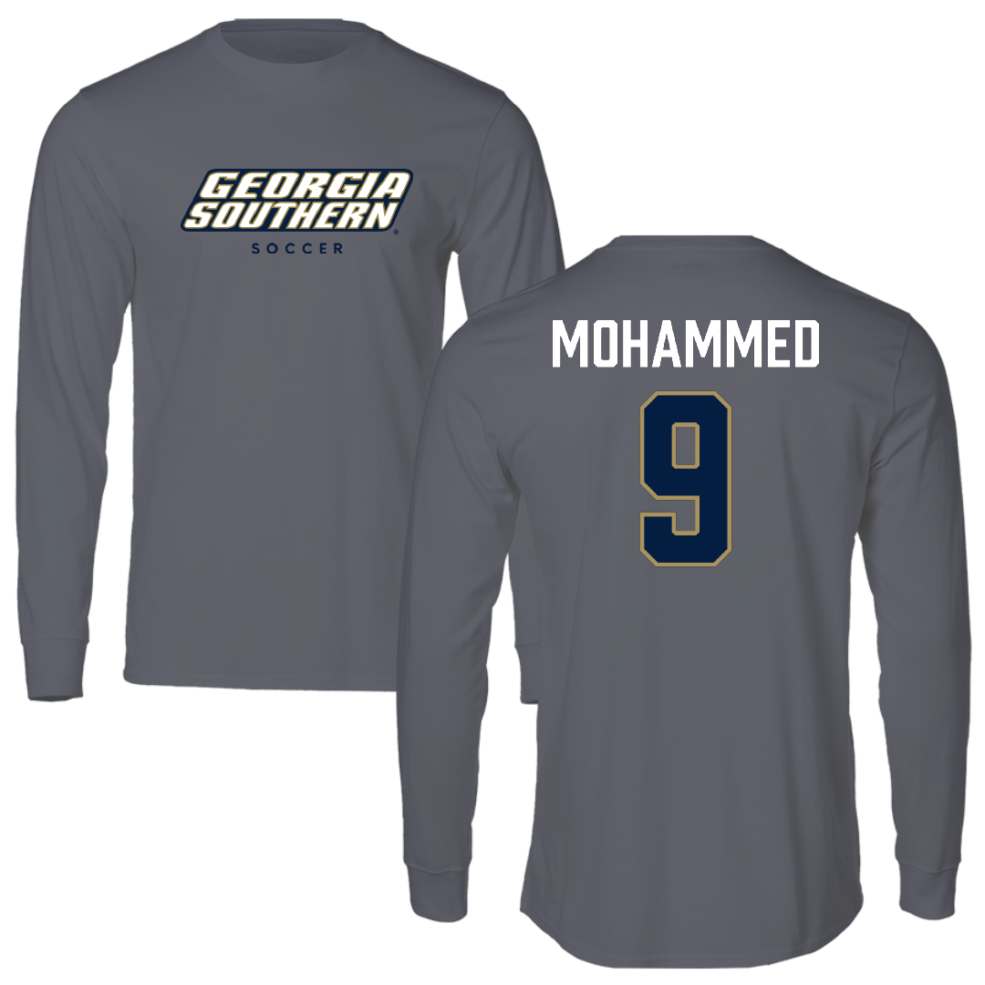 Georgia Southern University Soccer Gray Long Sleeve - #9 Aaliyah Mohammed