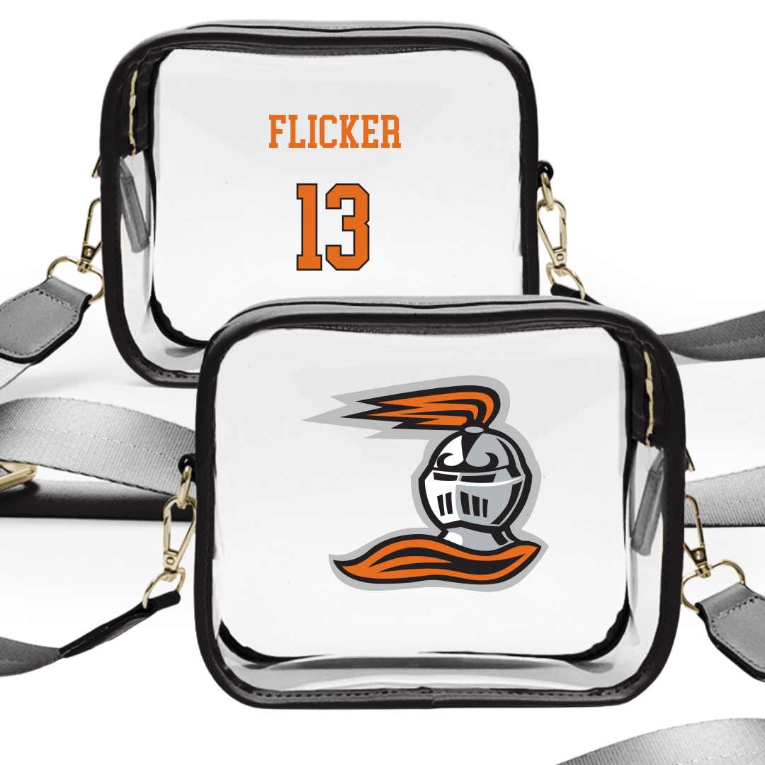 Heidelberg University Football Black Clear Stadium Bag - #13 Mason Flicker