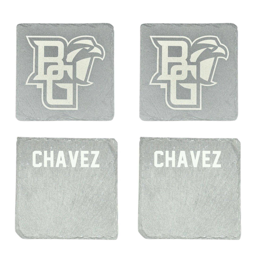 Bowling Green State University Golf (M) Stone Coaster (4 Pack)  - David Chavez