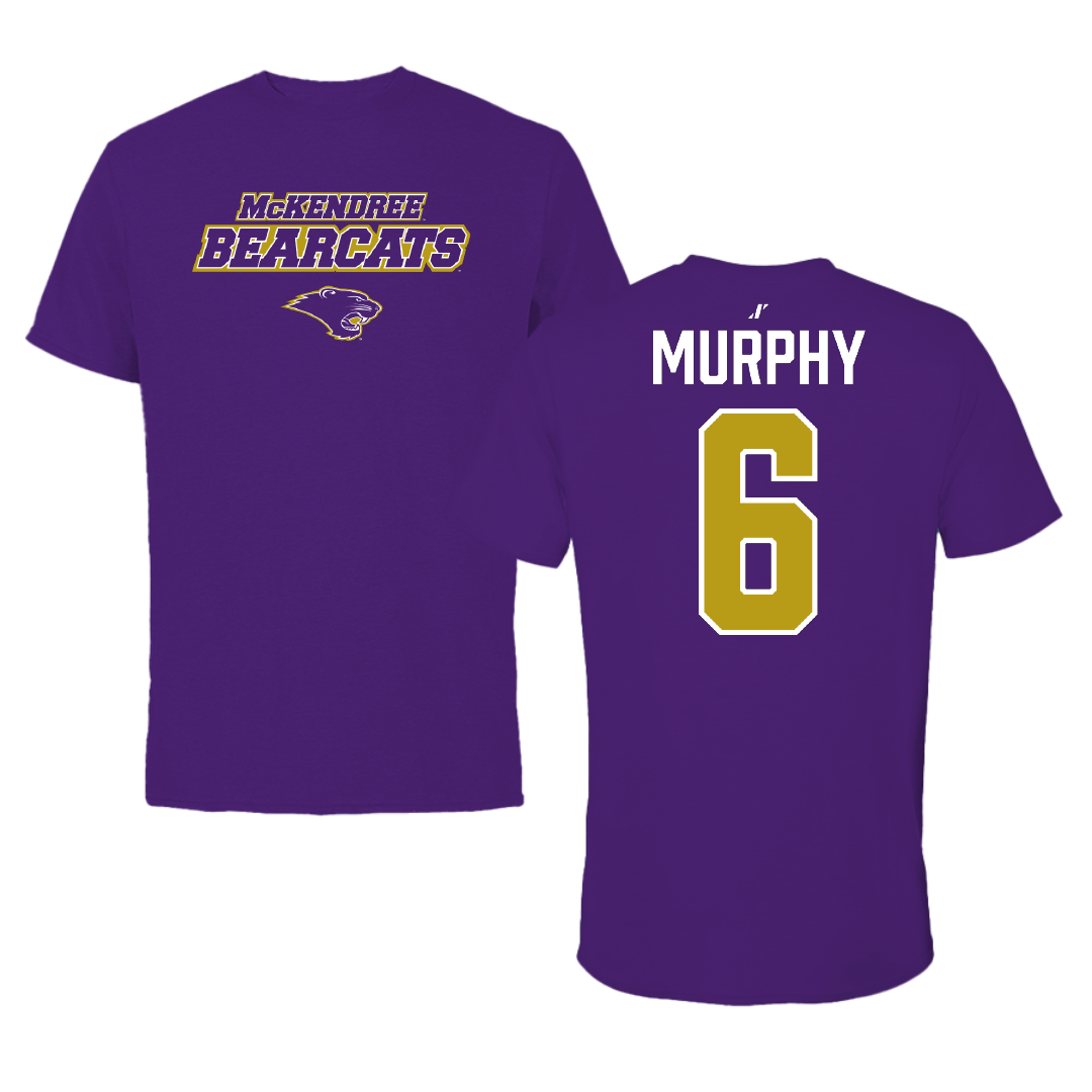 McKendree University Water Polo Purple General Tee - #6 Dylan Murphy