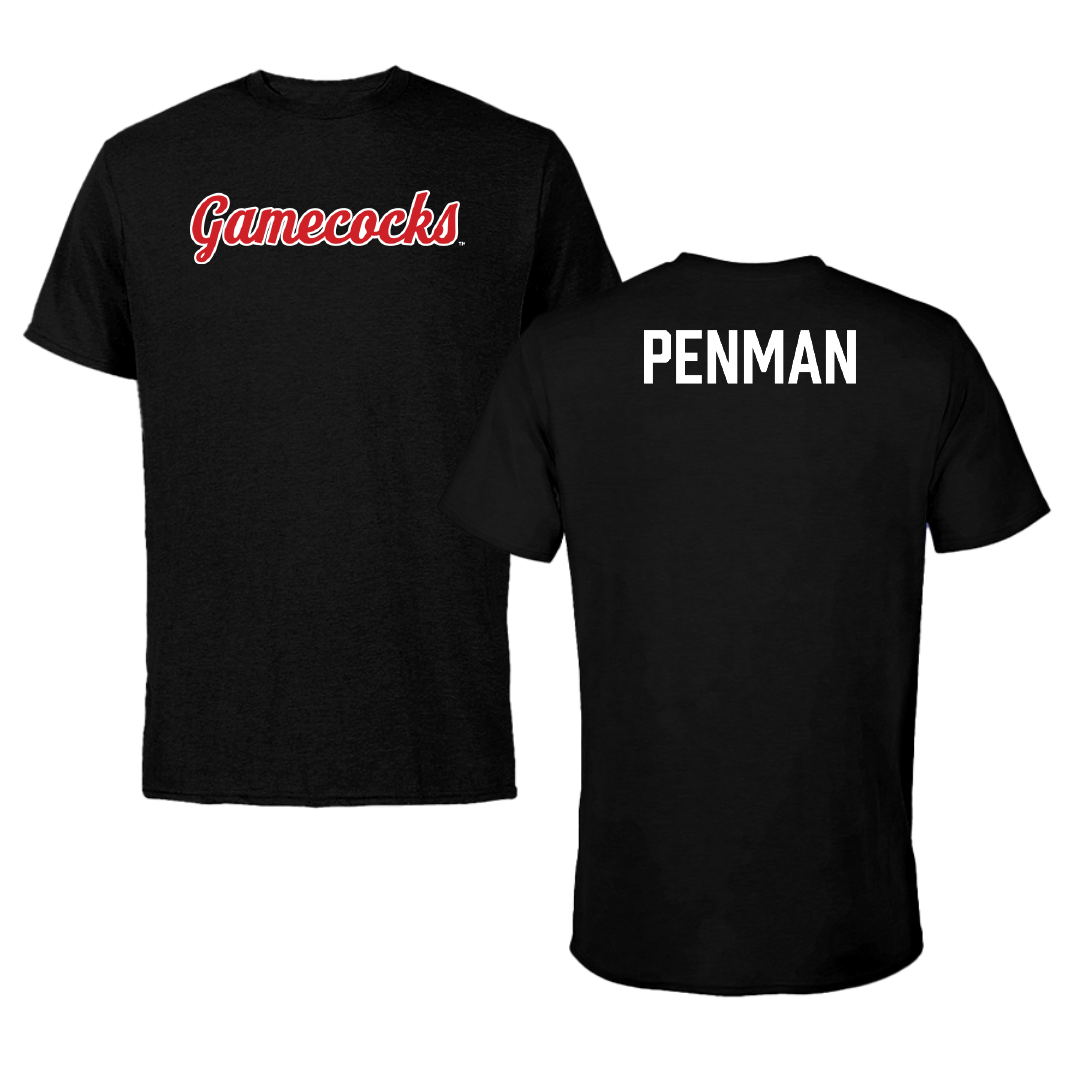 Jacksonville State University Tennis Black Tee - Charlie Penman