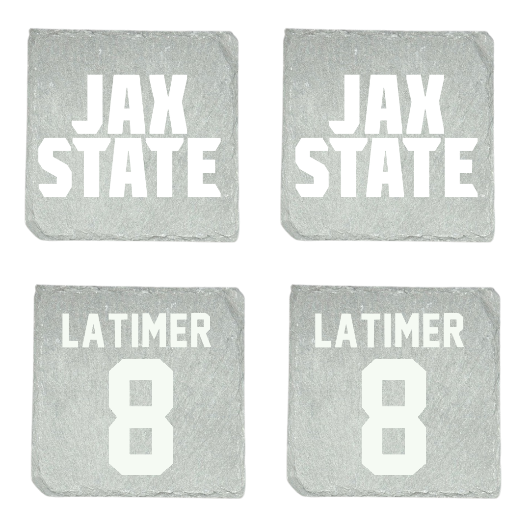 Jacksonville State University Football Stone Coaster (4 Pack)  - #8 Geimere Latimer