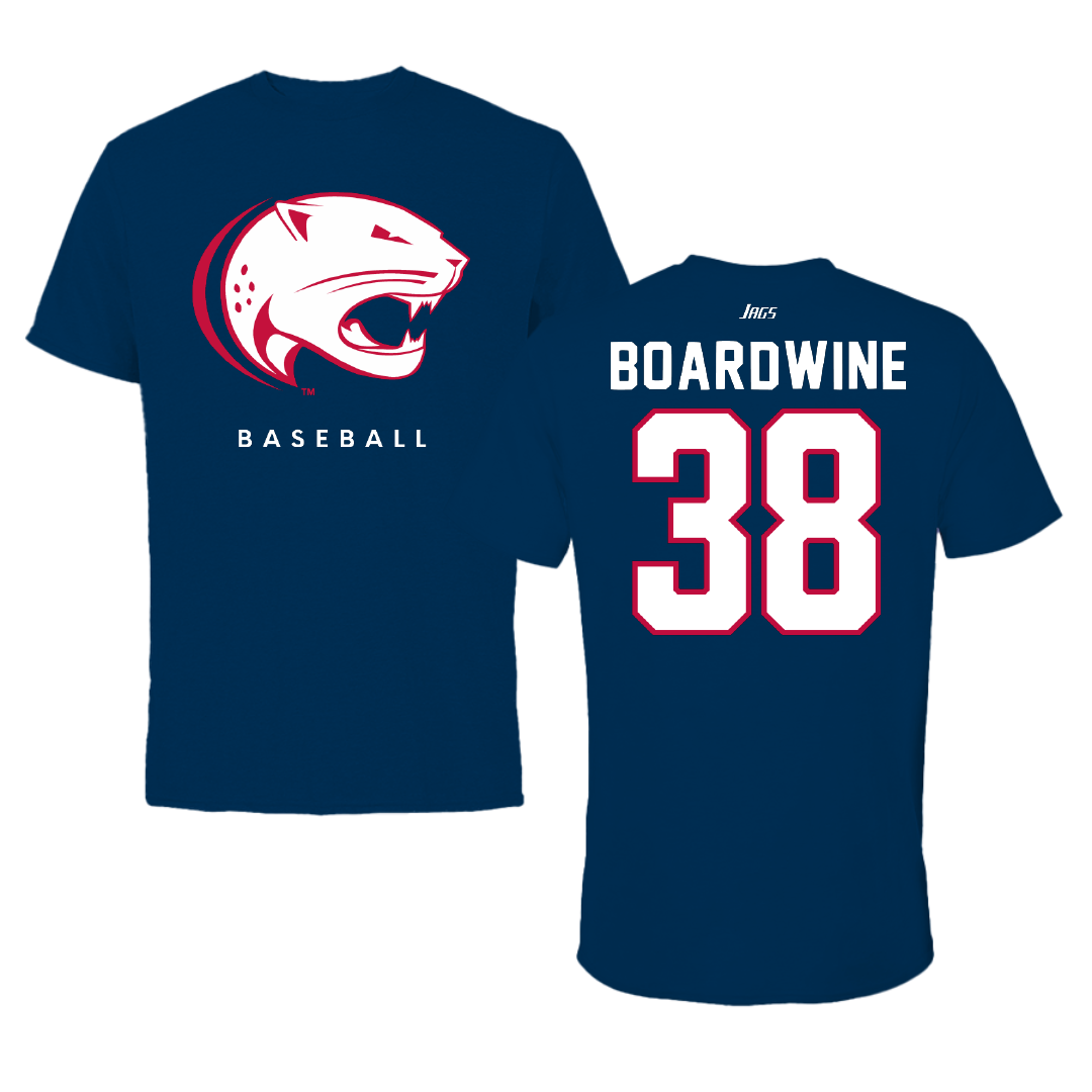 University of South Alabama Baseball Navy Performance Tee - #38 Sam Boardwine