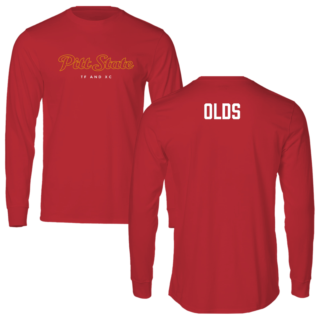 Pittsburg State University TF and XC Red Long Sleeve - Madi Olds