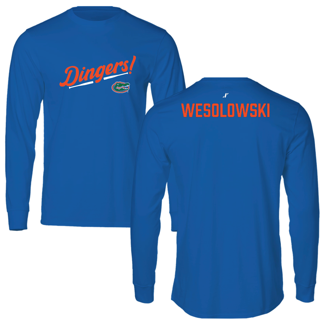 University of Florida Softball Blue Dingers Long Sleeve - Ella Wesolowski