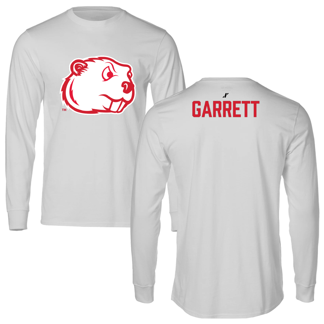 Minot State University Wrestling (W) Light Gray Performance Long Sleeve - Lillian Garrett