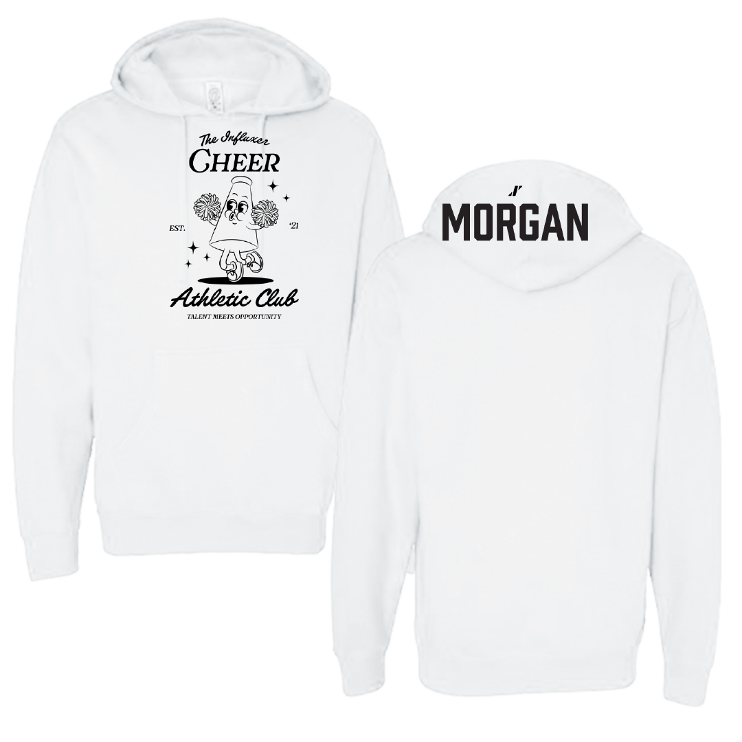 Cheer White Influxer Athletic Club Hoodie - Emily Morgan