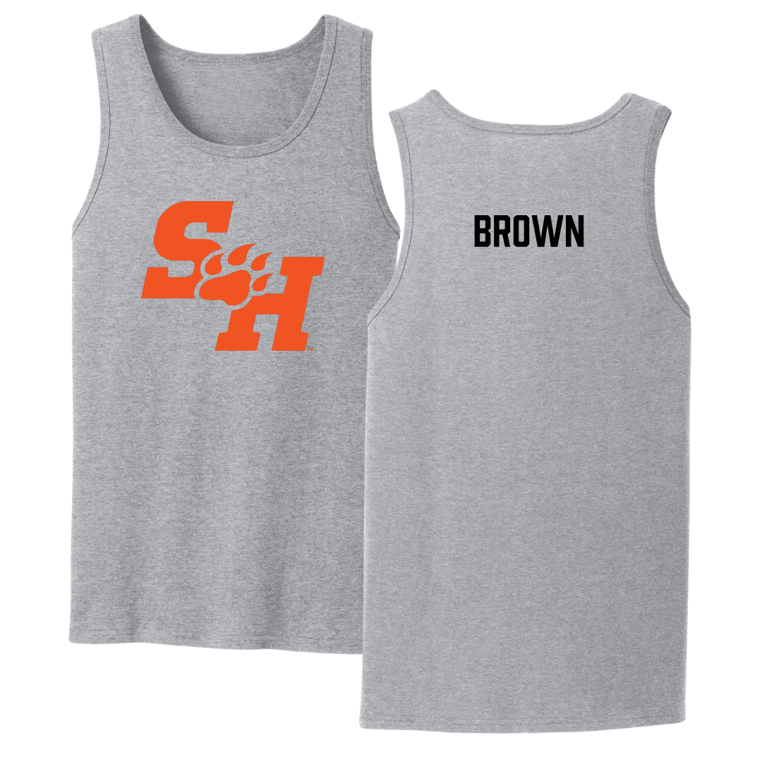 Sam Houston State University TF and XC Sport Gray Tank Top - Avery Brown