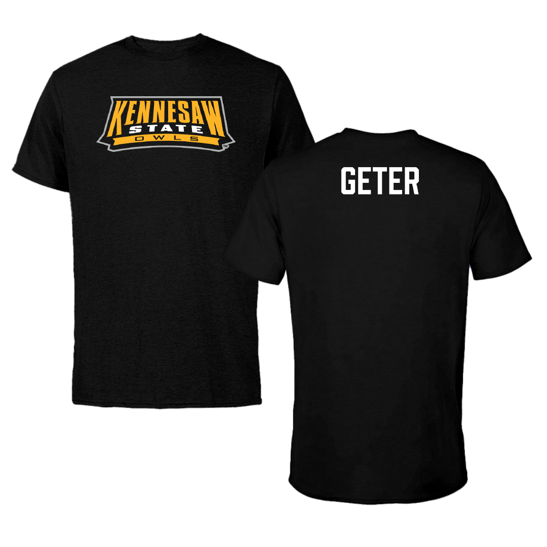 Kennesaw State University TF and XC Black Tee - Trey Geter