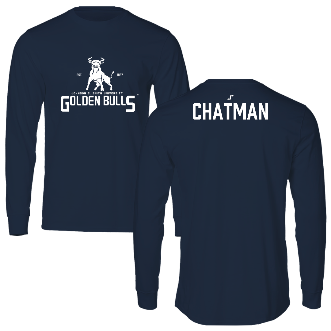 Johnson C. Smith University TF and XC Navy General Performance Long Sleeve - Anthony Chatman