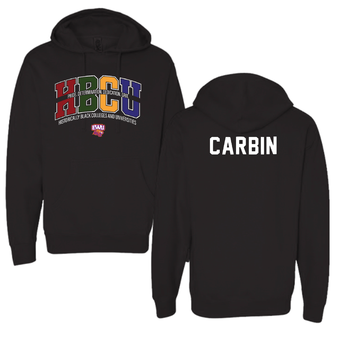 Edward Waters University Cheer Black HBCU Hoodie - Gia Carbin