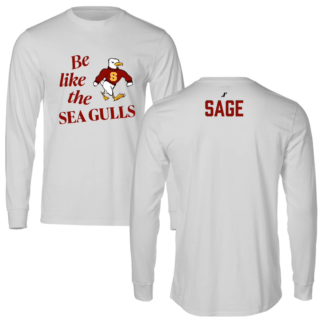 Salisbury University Golf (W) Light Gray Be Like Us Performance Long Sleeve - Addison Sage
