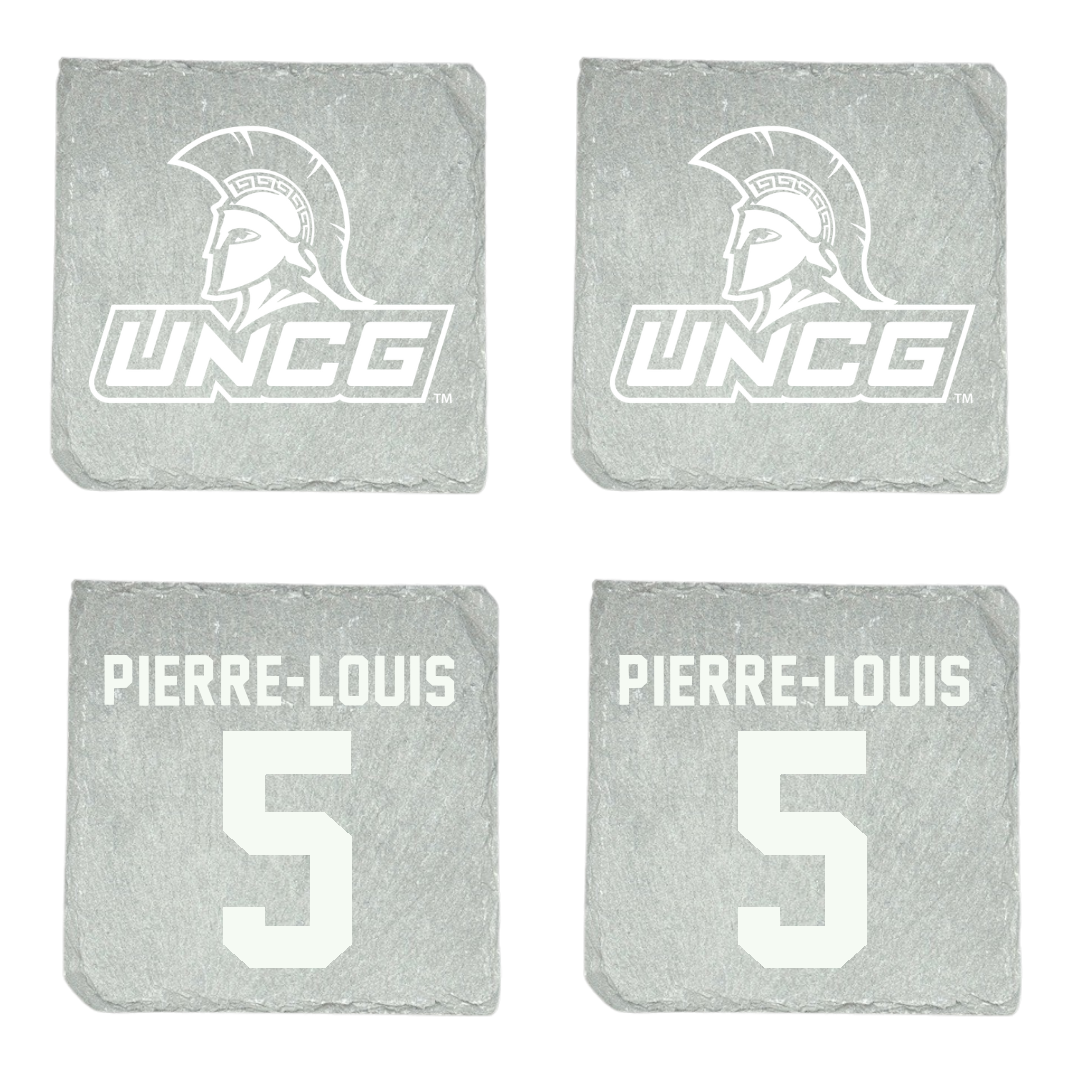 UNC Greensboro Basketball (W) Stone Coaster (4 Pack)  - #5 Ella Pierre-Louis