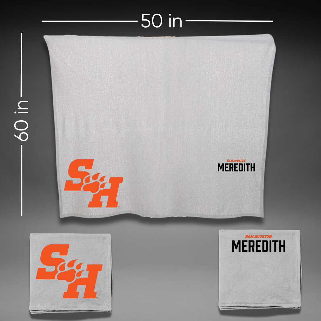 Sam Houston State University TF and XC Gray Blanket - Bryson Meredith