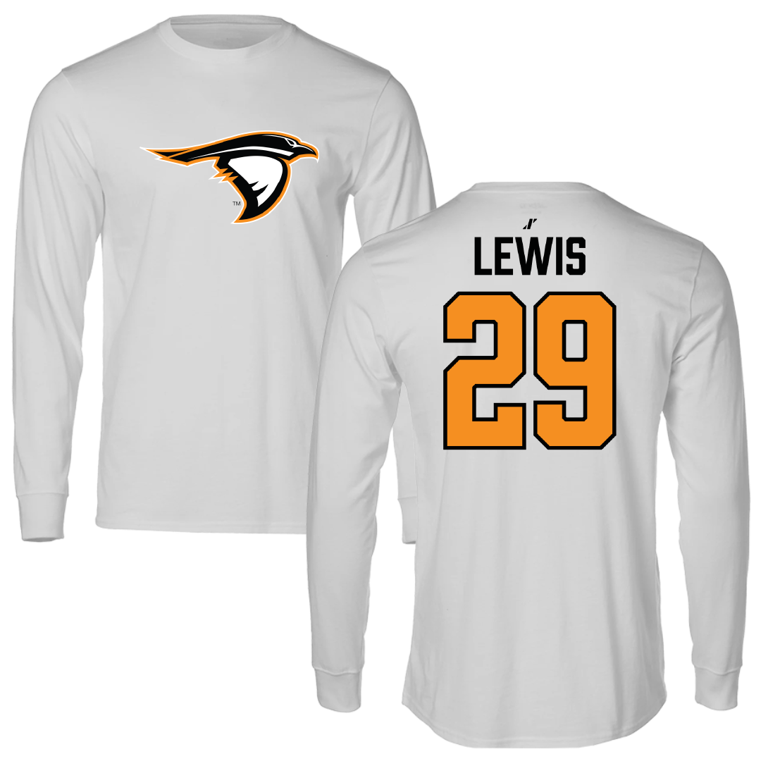 Anderson University (Indiana) Softball Light Gray Performance Long Sleeve - #29 Paycee Lewis
