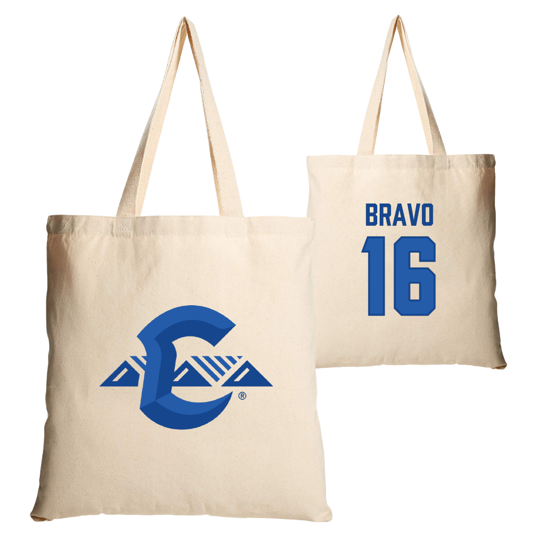 Chaminade University Softball Tan Canvas Tote Bag - #16 Desiree Bravo